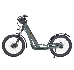 VENTE FLASH 2023 LOHAS Trottinette tout-terrain avec grande roue Trottinette à propulsion avec double moteur Moteur 750W Batterie 48V 17.5AH Trottinette électrique - Product Image 1