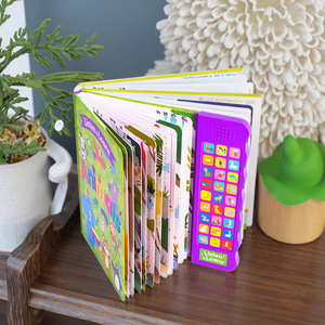 Custom Factory Kids Audio Book <strong>Module</strong> Early Learning Books <strong>with</strong> Music &amp; <strong>Sound</strong> <strong>Buttons</strong> Multiple-<strong>Button</strong> <strong>Pushing</strong> Printed Kid Books - Product Image 2