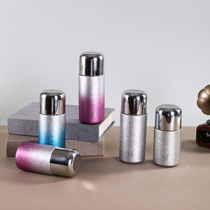 Custom Luxury Titanium Coated Thermos High Appearance Mini Pocket <b>Cup</b> Portable Business Gift For Men Women Daily Use - Product Image 2