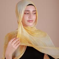 Hijab Modal Estampado Personalizado al por Mayor de Fábrica OEM ODM con Logotipo, Hijab Modal Suave y Transpirable para Mujeres Musulmanas, Certificado BSCI