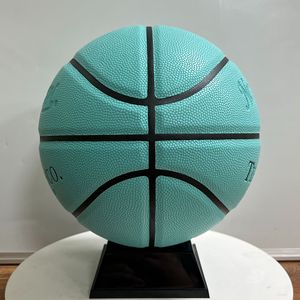(<span class=keywords><strong>Wow</strong></span>) Tiff Blue No. 7 Balones de Baloncesto Resistentes LQ22 Tamaños 6, 5 y 4 para Estudiantes de Secundaria y Niños de Jardín de Infancia - Product Image 4