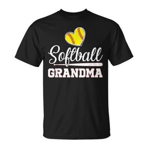 Maglietta da softball per nonna, regalo per la festa della mamma per gli amanti del baseball - Product Image 1