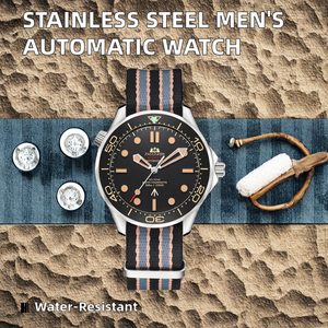 Relojes de Pulsera Mecánicos Automáticos Clásicos y Sencillos para Hombre, de Acero Inoxidable, con Esfera Luminosa, Pantalla de 20 mm, Marca de Moda, Aleación - Product Image 3