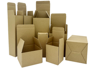 Boîte d'emballage en carton ondulé pliable personnalisée 350 g/m² blanche, noire, marron pour pot de bougie, flacon cosmétique