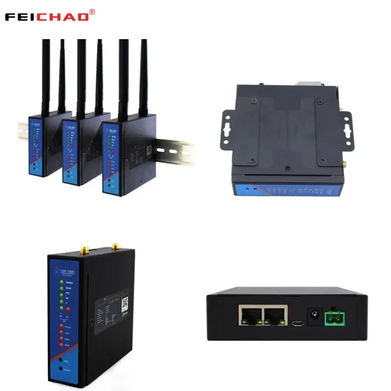 USR-G806 4G Lte Industriële Cellulaire Vpn Router High-Speed 3G/4G Netwerkondersteuning 802.11 B/G/N Wlan Simkaart Slot Eu/Au Versie