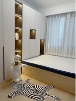 Escritorio de Computadora Combinado Multifuncional Moderno Independiente Personalizado con Armario Integrado para Dormitorio, Muebles para el Hogar
