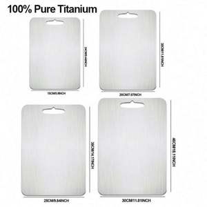 Tabla de Cortar de Acero Inoxidable de Doble Cara, Antiadherente, Apta para Lavavajillas, Colgable, Ecológica, para Cortar Pan y Verduras en la Cocina - Product Image 6