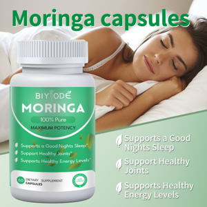 Certificaat Fabrikant Nsf Halal Coa Gmp Groothandel Moringa Extract Supplementen Immuunondersteuning Organische Moringa Capsule - Product Image 3
