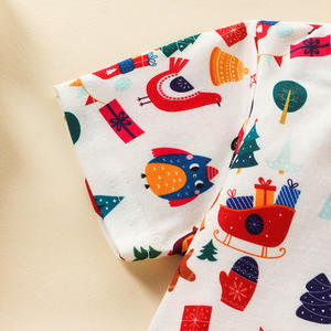 En Existencia, Mameluco Navideño 100% Algodón para Bebé, Mamelucos para Niños Pequeños, <span class=keywords><strong>Ropa</strong></span> para Recién Nacidos con Lazo - Product Image 6