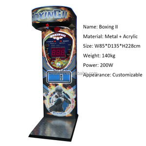 Offre Spéciale <span class=keywords><strong>prix</strong></span> usine intérieur Amusement électronique Arcade jeu de boxe à jetons poinçon Machine centres de jeu 220V métal - Product Image 4