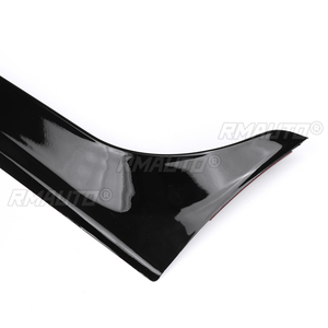 Spoiler latéral de fenêtre arrière noir brillant Canard Canards Splitter pour VW Golf 6 MK6 GTI/GTR/GTD 2008 2009 2010 2011 2012 2013 - Product Image 4