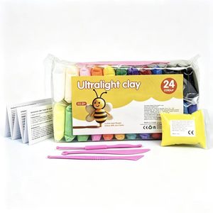 Arcilla de Secado al Aire No Tóxica de 10g y 24 Colores, Juguetes Educativos para Actividades Escolares, Gran Venta - Product Image 1