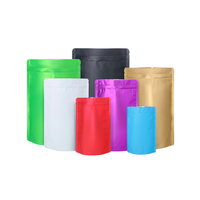 Sacs Doypack Transparents Mat Zippés Réutilisables Auto-Scellants en PA/PE pour Emballage Alimentaire Sans BPA, Impression Personnalisée, Sachets Doypack en Feuille de Mylar