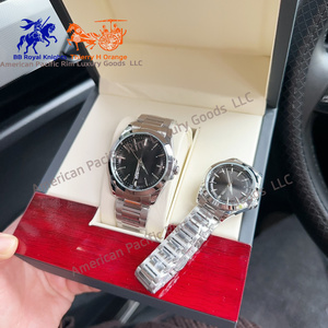 Relojes de Cuarzo de Lujo Longnes para Hombre, Reloj de Acero Inoxidable Personalizado con Calendario, Esfera con Logotipo del Fabricante Ronda - Product Image 3