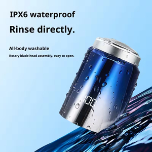 Mini afeitadora eléctrica para coche, afeitadora corporal completa, recargable por USB, pequeña afeitadora portátil tipo cañón de acero, venta al por mayor - Product Image 3