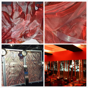 <span class=keywords><strong>Red</strong></span> & bạc trang trí kim loại lưới đèn mạ kẽm mặt tiền lưới với bền uốn chế biến nghệ thuật trang trí tính năng - Product Image 5