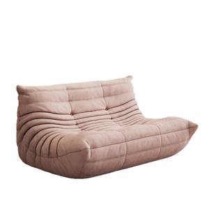 Sofá de compresión Caterpillar de una plaza, cuadrado, de espuma 32D, diseño moderno y sencillo, de franela, sin marco, para sala de estar, el más vendido - Product Image 4