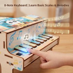 <span class=keywords><strong>Kit</strong></span> de démarrage du programme éducatif STEM : Piano électronique en bois, <span class=keywords><strong>robot</strong></span> éducatif STEM, <span class=keywords><strong>kit</strong></span> de bricolage <span class=keywords><strong>pour</strong></span> enfants - Product Image 4