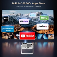 Proyector Inteligente Mini Portátil con Enfoque Automático, Sistema Android 14, 2+16G, Decodificación 8K 24FPS, Video FHD 1080P, Altavoces Duales