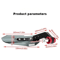 Protector de Manillar Ajustable Profesional 2026, Protector de Manos Universal para Motocicleta, Protector de Freno para Todas las Motocicletas