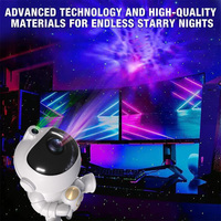 Projecteur d'astronaute LED ciel étoilé galaxie veilleuse avec télécommande cadeau de noël pour enfants adultes chambre décor, fête
