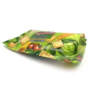 3 Side Sealed Snake Biscuit Pouch Bag Food Packaging Food Grade OEM Printing Artwork Material Thickness Size