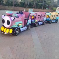 News Resort Train touristique Amusement pour enfants Amusement électrique pour enfants à l'intérieur Promenades en train sans rail dans le centre commercial