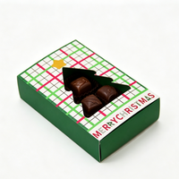 Boîtes en papier portables YZ en gros avec logo personnalisé pour bonbons et cadeaux de Noël, idéales pour les fenêtres et tiroirs