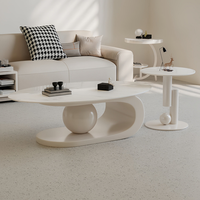 Table basse transformable en pierre ardoise, style moderne, pour petit appartement, tables gigognes, structure en acier, rangement, luxe léger