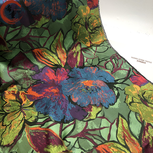 Tissu en <span class=keywords><strong>soie</strong></span> jacquard rétro léger de luxe, tissu de brocade teint en fil de <span class=keywords><strong>soie</strong></span> - Product Image 3