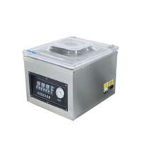Mesin Vacuum Sealer Otomatis Satu Sentuhan Dz-320 Bahan Stainless Steel 201 untuk Kantong/Film/Foil Kacang, Rendah Kebisingan, Hemat Energi, Motor 370W
