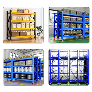 DJ Nhiệm Vụ Nặng Nề Có Thể Điều Chỉnh Di Động Boltless Rack Hệ Thống Hàng Hóa Thiết Bị Lưu Trữ Bánh Di Động Kệ Đơn Vị Lưu Trữ - Product Image 3