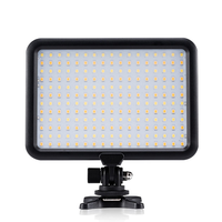 Panneau lumineux LED 204 pièces à température de couleur réglable pour caméscopes et appareils photo