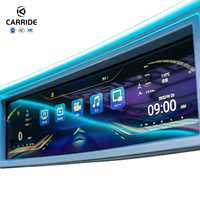 CARRIDE Écran LCD 4K rotatif de 38 pouces pour voiture avec GPS, TV Android tactile pour siège arrière, divertissement, garantie de 2 ans, camion, fourgonnette, USB, Mercedes Benz