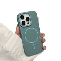 Étui magnétique pour téléphone portable Apple 17, en TPU, antichoc, couverture intégrale, compatible avec Apple 16/15 Pro/14