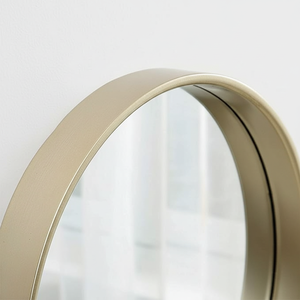 Petit miroir de bureau décor de bureau miroir de table miroir de maquillage supérieur-pour salle de bain chambre bureau or - Product Image 1