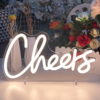 Özel Düğün Esnek Akrilik Neon LED IP33 Dereceli Dekoratif Aydınlatma, Otel Oturma Odası Yatak Odası ve İç/Dış Mekan Kullanımı için
