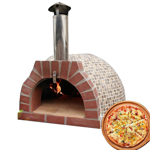 Horno <span class=keywords><strong>de</strong></span> Ladrillo a Leña <span class=keywords><strong>para</strong></span> BBQ, Pequeños Hornos Italianos <span class=keywords><strong>para</strong></span> Pizza, Hornos Comerciales Integrados - Product Image 1