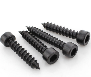M2 M3 M3.5 M4 M5 M6 Grade 8.8 <strong>Black</strong> Hexagon Socket Cup Head Self Tapping Set <strong>Screw</strong> <strong>Wood</strong> <strong>Screw</strong> - Product Image 5