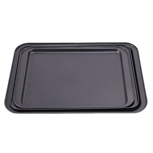 Rectangular Cake Baking Pan Carbon Steel Non Stick Oven Safe Black 35x25cm Baking Dishes Pans - Product Image 4