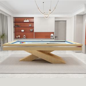 Personnalisable en usine 8ft 9ft ardoise <span class=keywords><strong>Table</strong></span> <span class=keywords><strong>de</strong></span> billard jambe en bois et poche en cuir pour <span class=keywords><strong>tennis</strong></span> <span class=keywords><strong>de</strong></span> <span class=keywords><strong>table</strong></span> et billard billard pour la maison - Product Image 3
