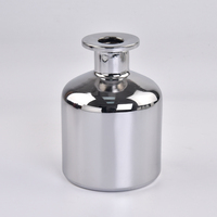 Bouteilles de parfum d'ambiance Electroplate bouteille vide en verre pour diffuseur de roseau