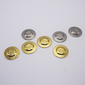 Magnetic Badge Circular Metal Pin On 20x2.5x1.0mm For Employee <b>Name</b> <b>Tags</b> Foshan Origin Solid Color - Product Image 3