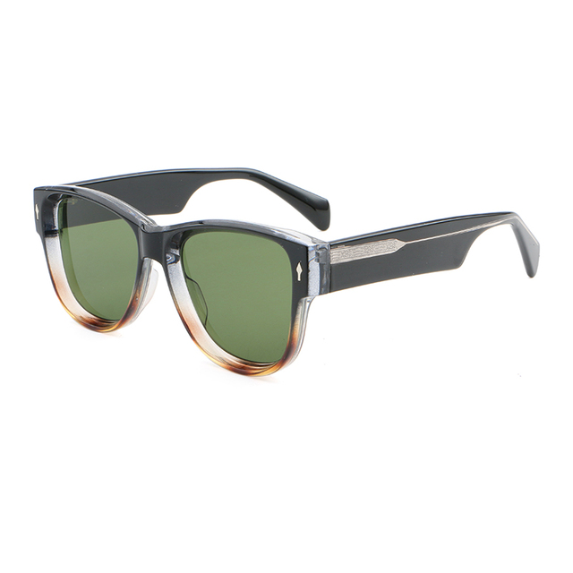 High Quality Unisex UV400 Full Rim Round Square Frame Luxury Designer Custom Logo Comfortable Sunglasses