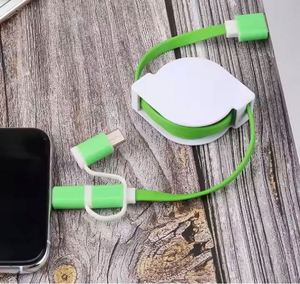 Cable de Carga Retráctil 3 en 1 con Logotipo Personalizado, Regalo para Teléfono - Product Image 3