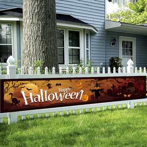 المصنوعات لافتة مخصصة كبيرة الحجم طباعة لافتة خلفية الإعلان في الهواء الطلق عيد ميلاد سعيد حفلة عيد ميلاد لافتة - Product Image 3