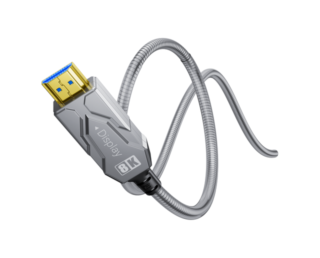OEM HDMI 2.1 Fiber Optic Cable 40m Support 8K@60Hz HDR HDMI Armor Active Optical Fiber