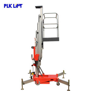 <span class=keywords><strong>Elevador</strong></span> Hidráulico Móvil de Aluminio de un Solo Mástil, <span class=keywords><strong>Elevador</strong></span> Aéreo Manual para Pasar por Puertas - Product Image 5