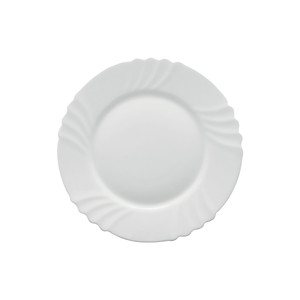 Plato para Postre Ebro Ø 20 cm en Vidrio Blanco Bormioli Rocco F6Ct36Ng - Product Image 1