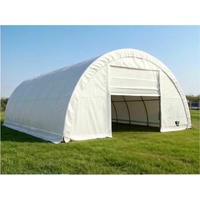 Carpa de Almacenamiento Exterior Tipo Domo de PVC de 30X65X15 pies, Almacén, Carpa para Guardar Motos